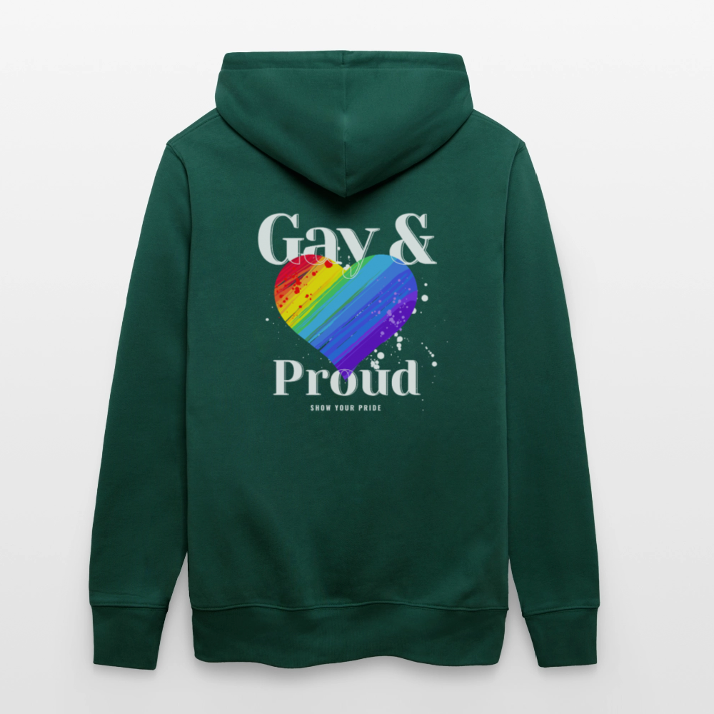 Gay & Proud | Pride Bio-Hoodie Unisex - Forest