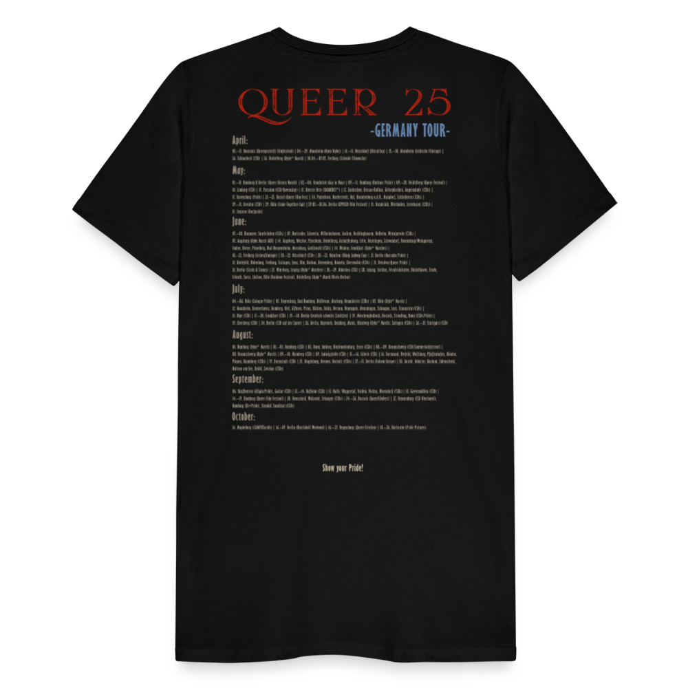 PRIDE Must Go On T-Shirt Germany Tour 2025 (schwarz) - Schwarz