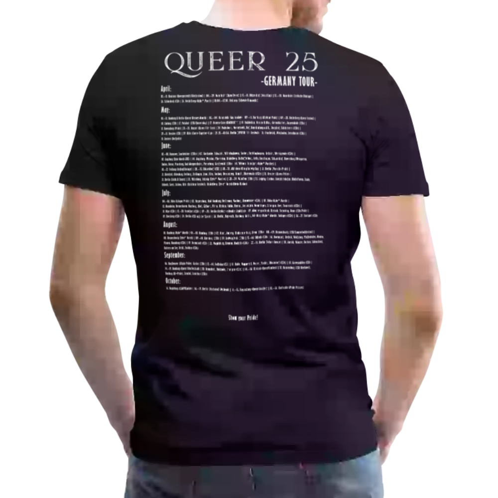 Pride T-Shirt QUEER | Germany Tour 2025 - Navy