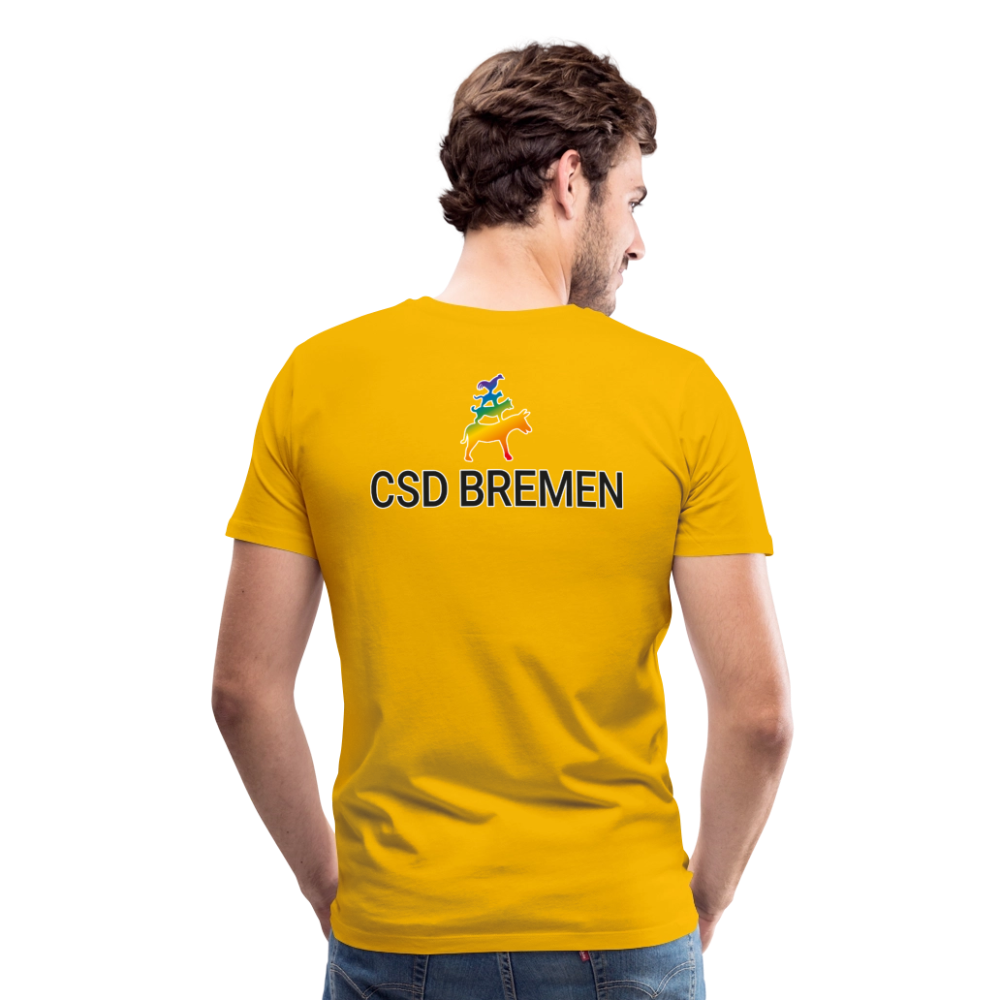 CSD Bremen | Pride Premium T-Shirt - Sonnengelb