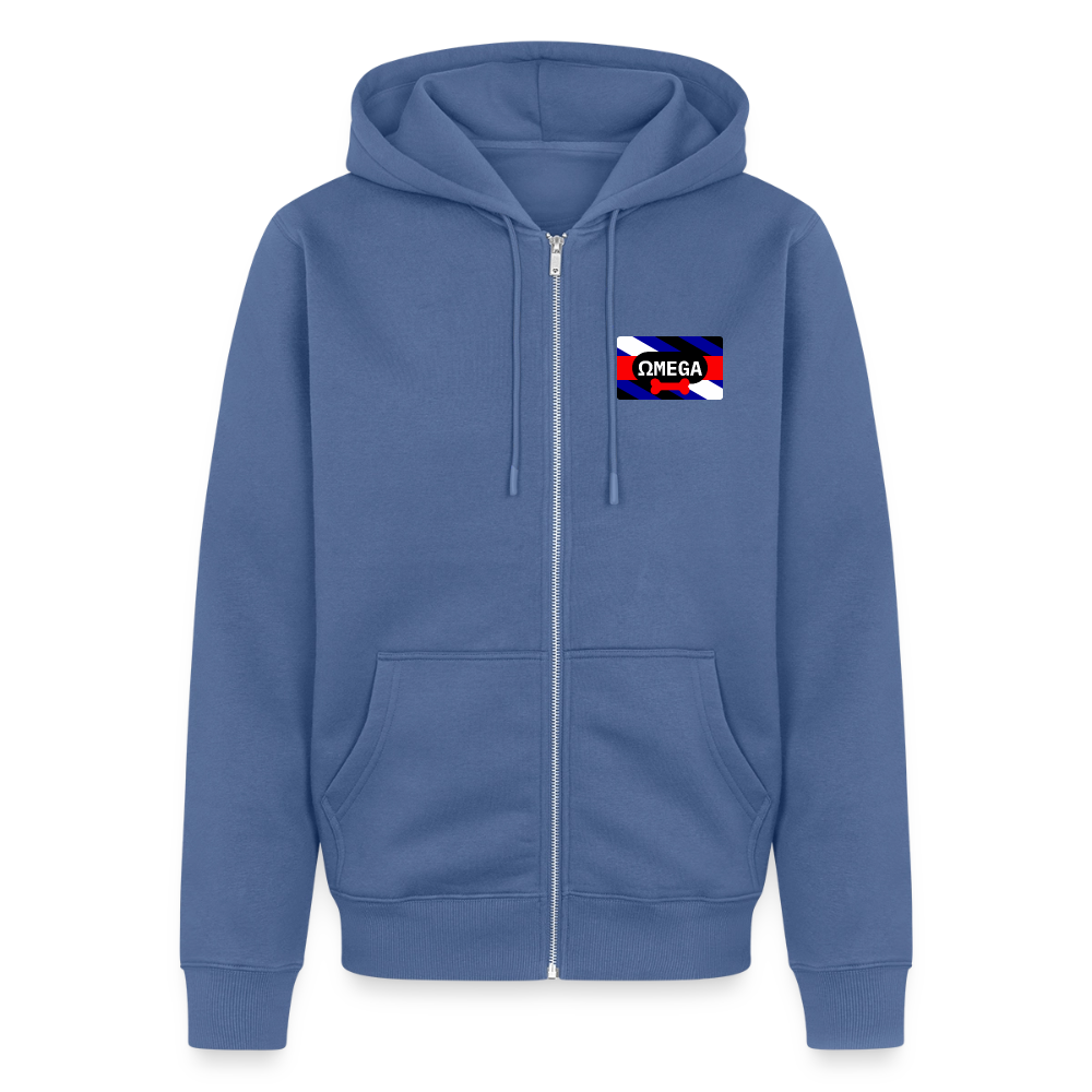OMEGA Puppy Flag | Puppy Kink Pride | Premium Kapuzenjacke - Taubenblau
