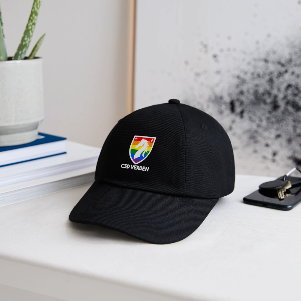 CSD Verden | Pride Baseballkappe - Schwarz/Schwarz