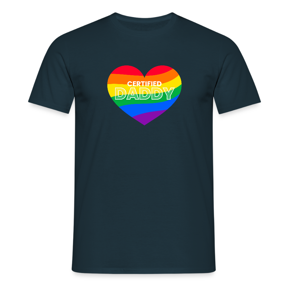 CERTIFIED DADDY | Kink Fetish Pride T-Shirt - Navy
