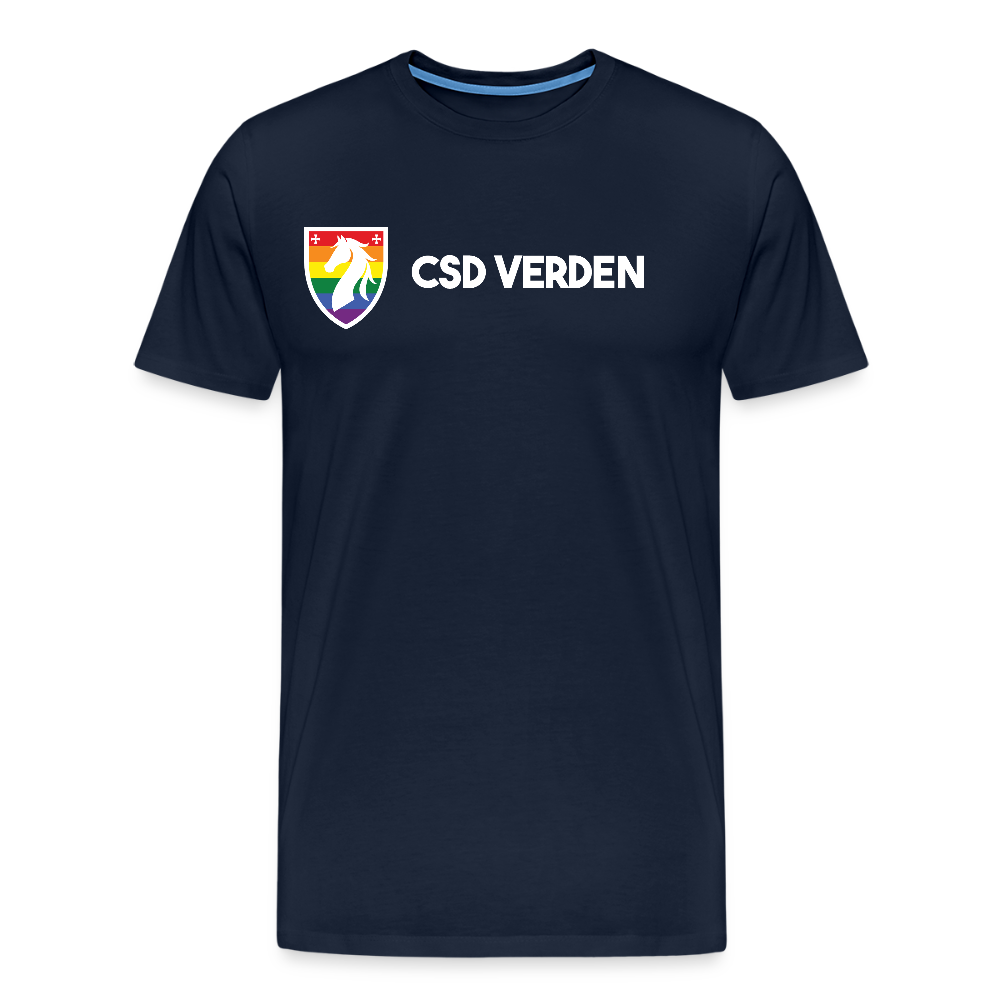CSD Verden Premium Pride T-Shirt Doppelseitig - Navy