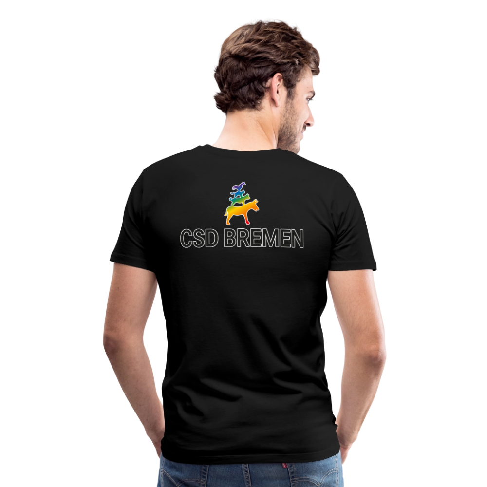 CSD Bremen | Pride Premium T-Shirt - Schwarz