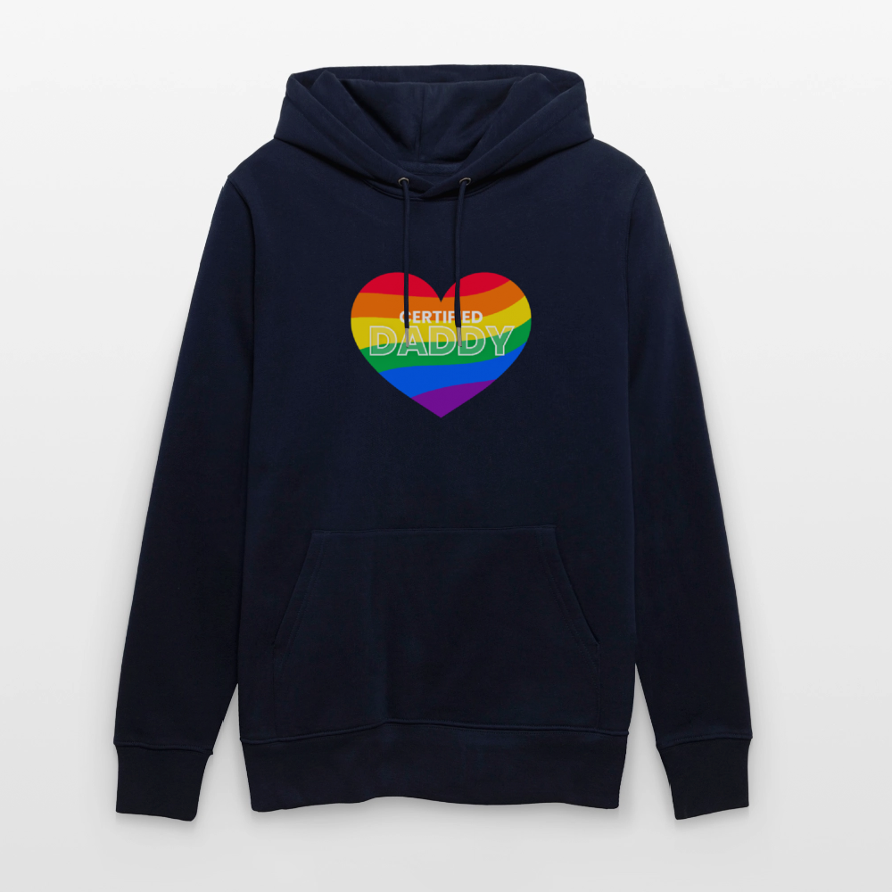 CERTIFIED DADDY | Kink Fetish Pride Bio-Hoodie Unisex - Navy