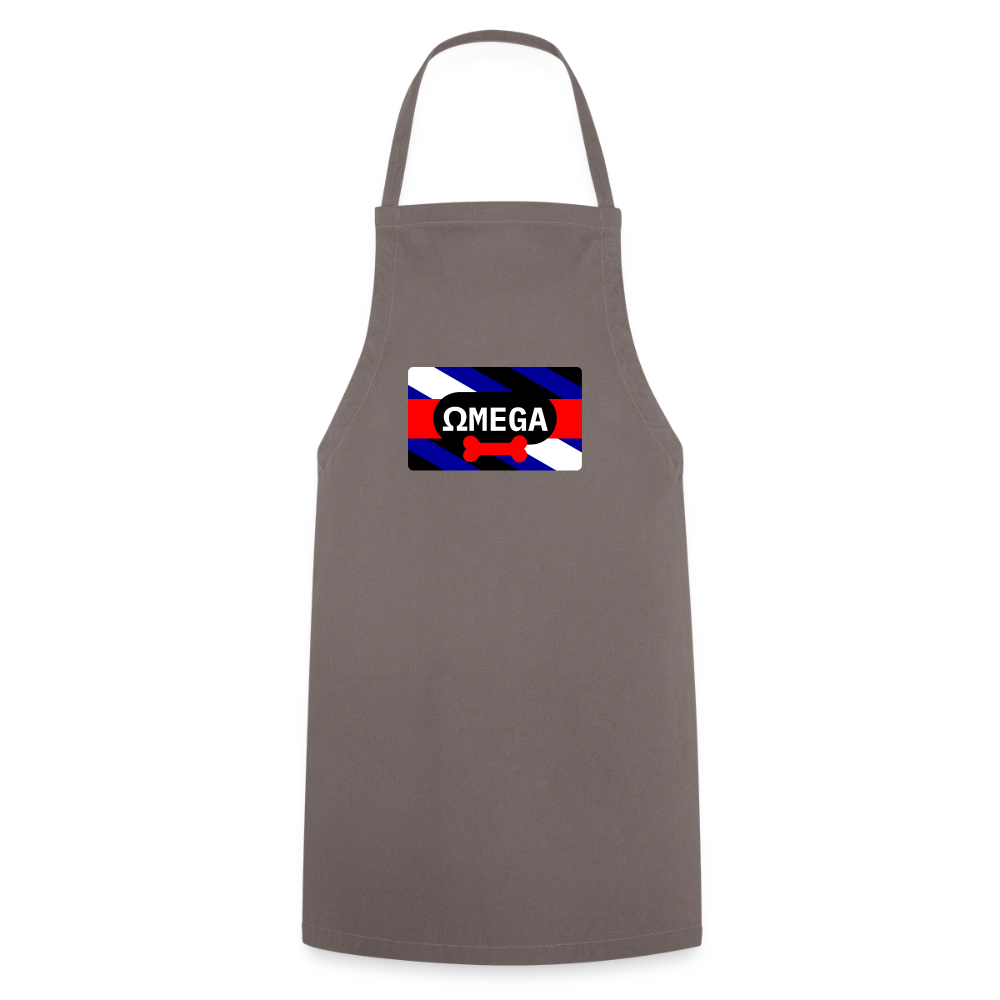 OMEGA Puppy Flag Schürze | Puppy Kink Pride | Kochschürze - Grau