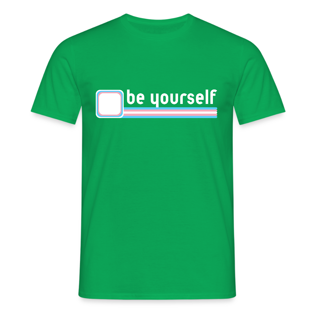 "be yourself" | Trans Pride T-Shirt - Kelly Green