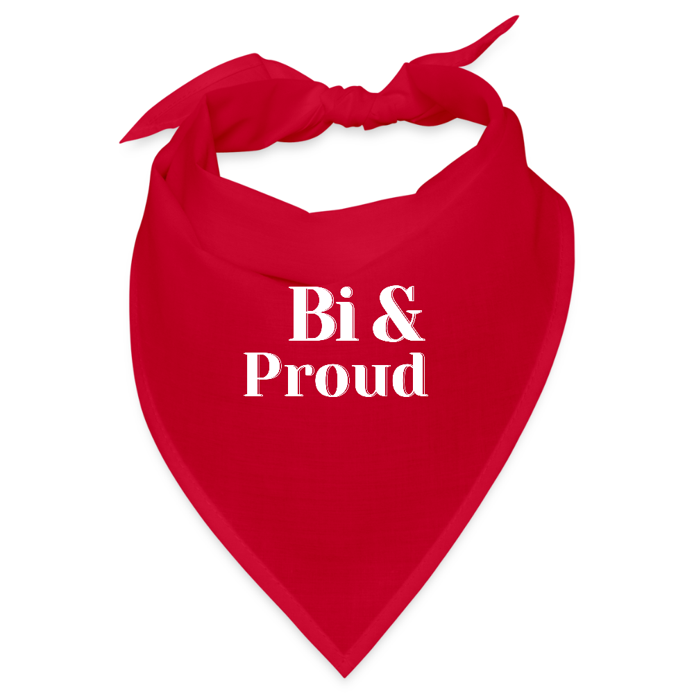 Bi & Proud | Pride Bandana [SIMPLE] - Rot