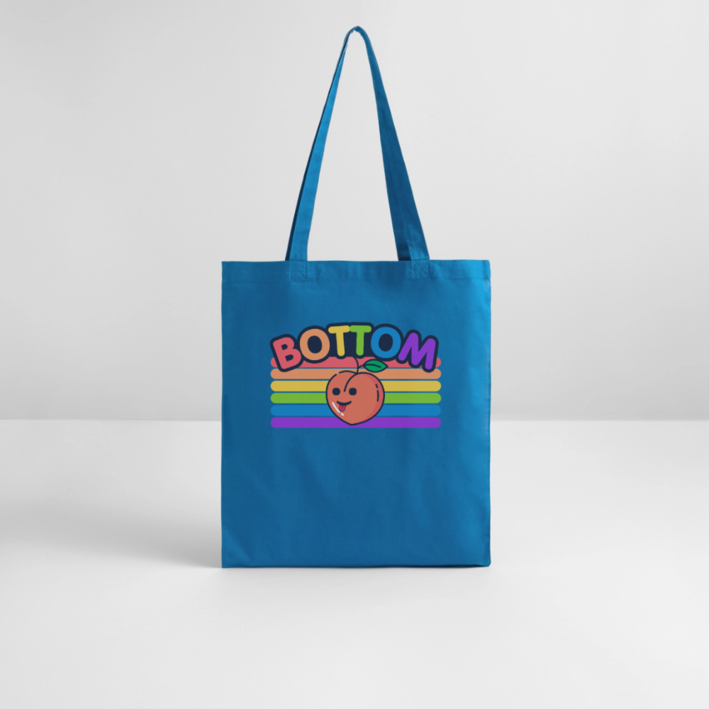 Bottom Gay | Pride Bio-Stoffbeutel - Königsblau