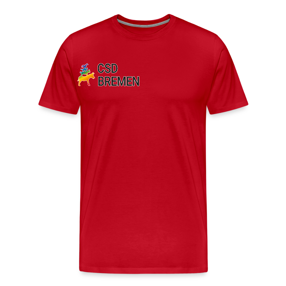 CSD Bremen | Pride Premium T-Shirt - Rot