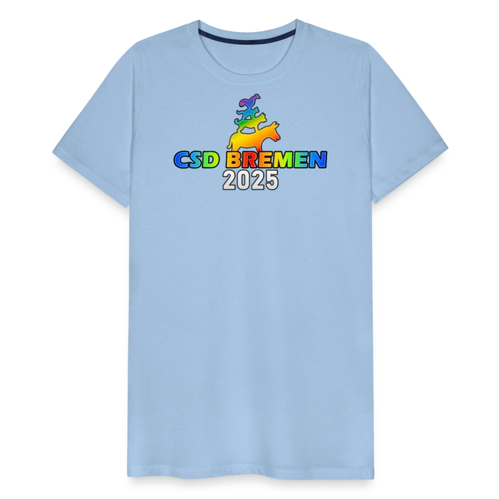 CSD Bremen 2025 Pride Premium T-Shirt - Sky