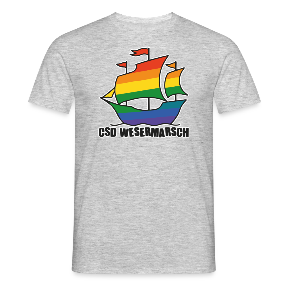 CSD Wesermarsch  T-Shirt - Grau meliert