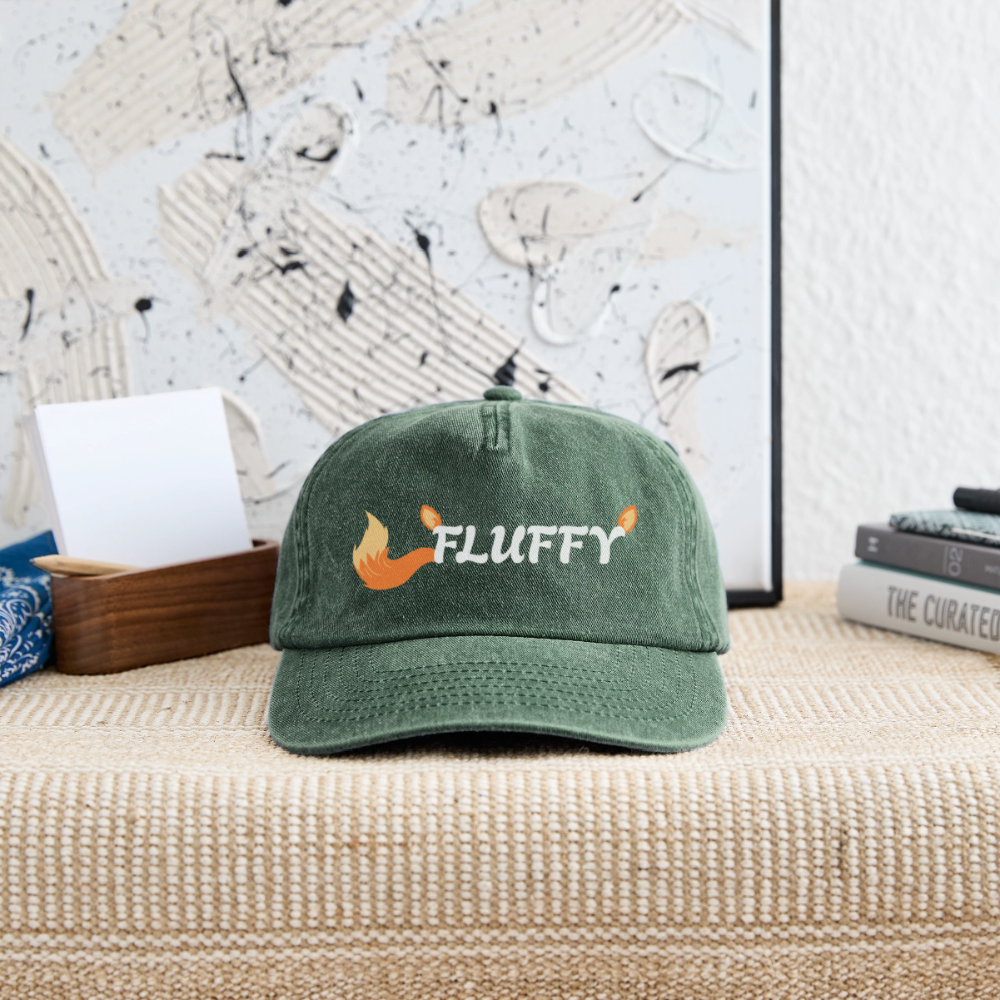 FLUFFY | Furry Pride Vintage Cap - Vintage Flaschengrün 