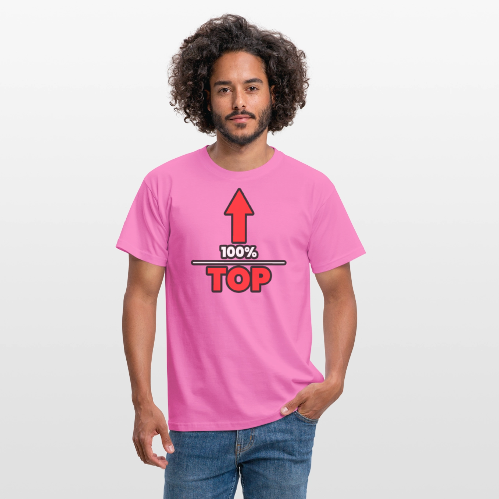 100% TOP [PFEIL] | Kink Fetish Pride T-Shirt - Pink