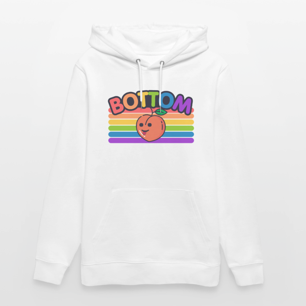 Bottom Gay | Pride Bio-Hoodie Unisex - Weiß
