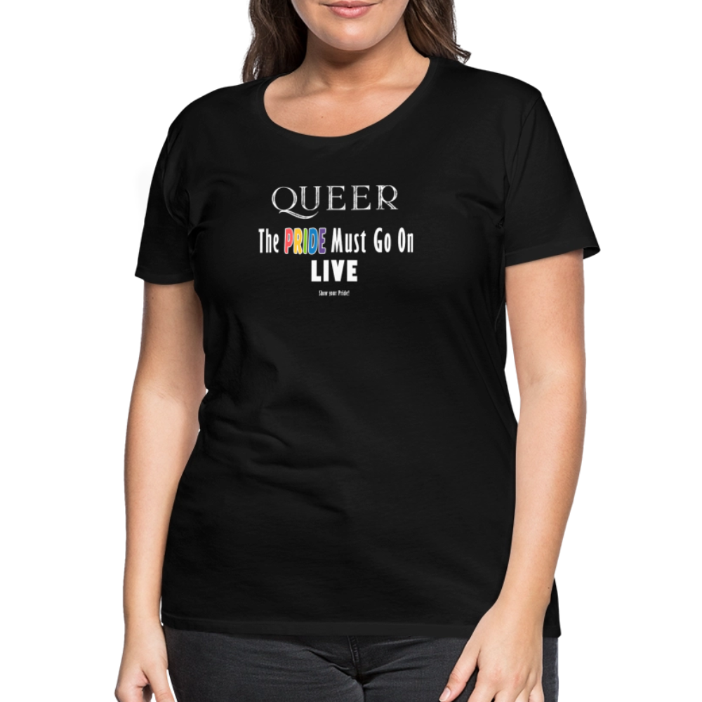 PRIDE Must Go On T-Shirt Germany Tour 2025 - tailiert (schwarz) - Schwarz