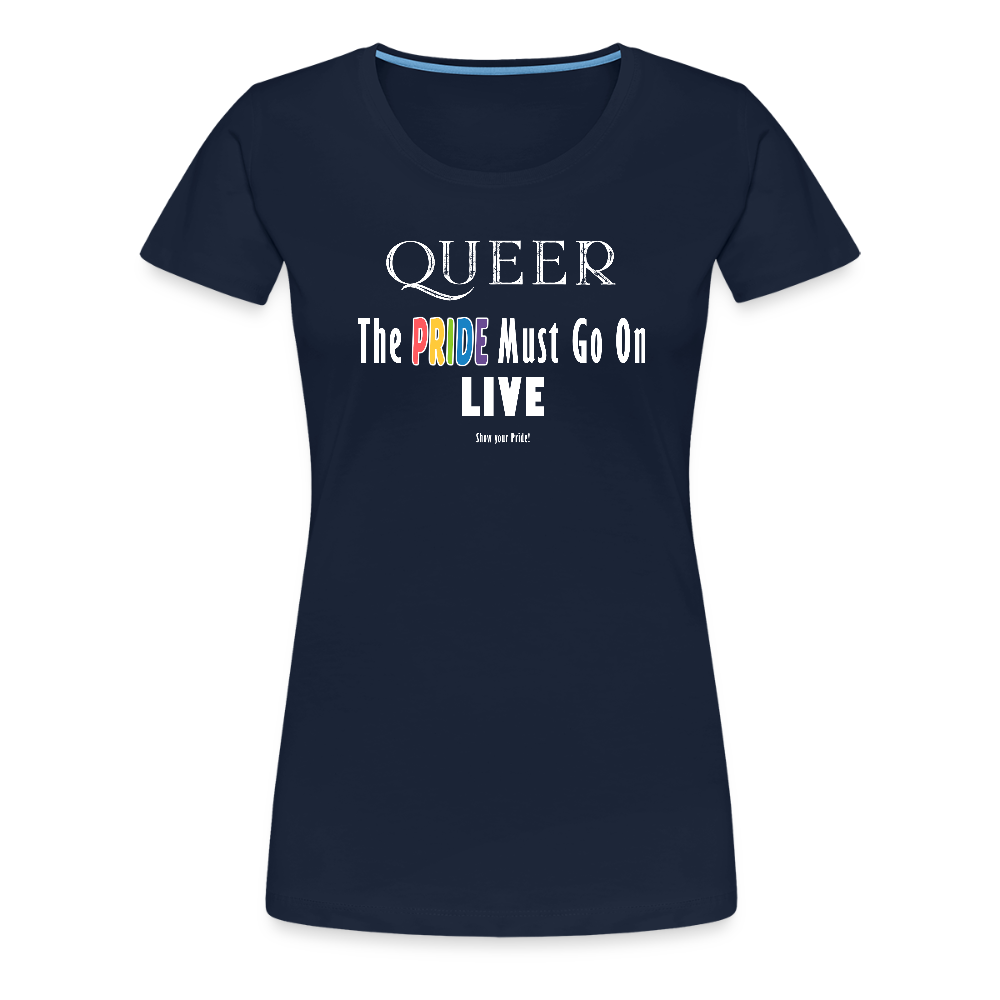 PRIDE Must Go On T-Shirt Germany Tour 2025 - tailiert (navy) - Navy