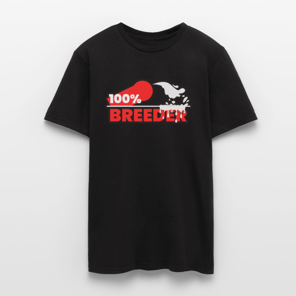 100% BREEDER | Kink Fetish Pride T-Shirt - Schwarz