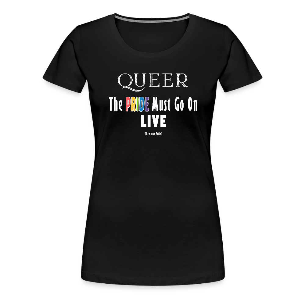 PRIDE Must Go On T-Shirt Germany Tour 2025 - tailiert (schwarz) - Schwarz