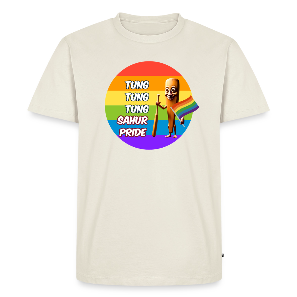 Tung Tung Tung Sahur Pride Premium T-Shirt - Naturweiß