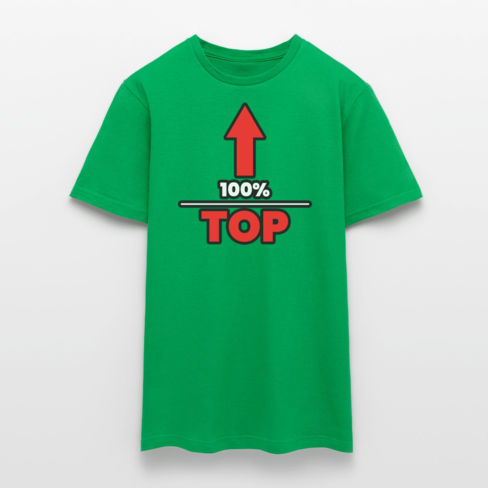 100% TOP [PFEIL] | Kink Fetish Pride T-Shirt - Kelly Green