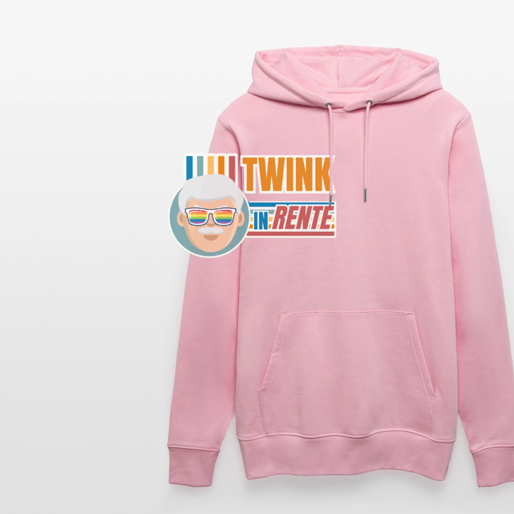 Twink in Rente! | Pride Bio-Hoodie Unisex - Hellrosa