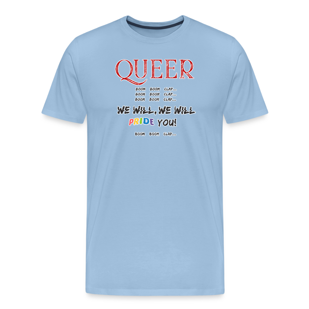 Pride T-Shirt QUEER | Germany Tour 2025 - Sky