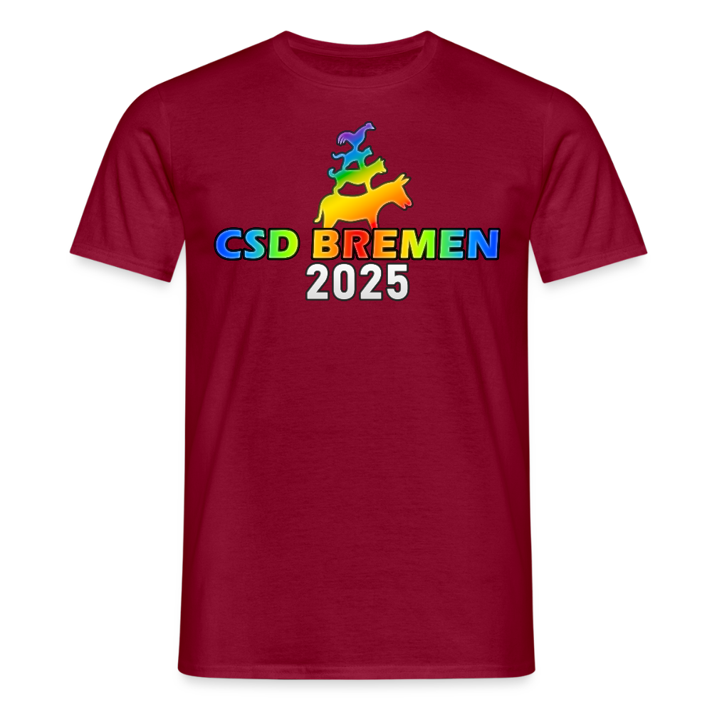 CSD Bremen 2025 Pride Premium T-Shirt - Ziegelrot