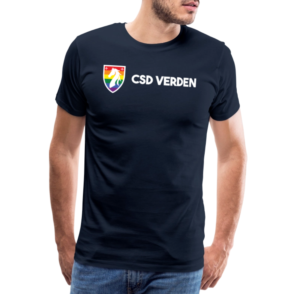 CSD Verden Premium Pride T-Shirt Doppelseitig - Navy