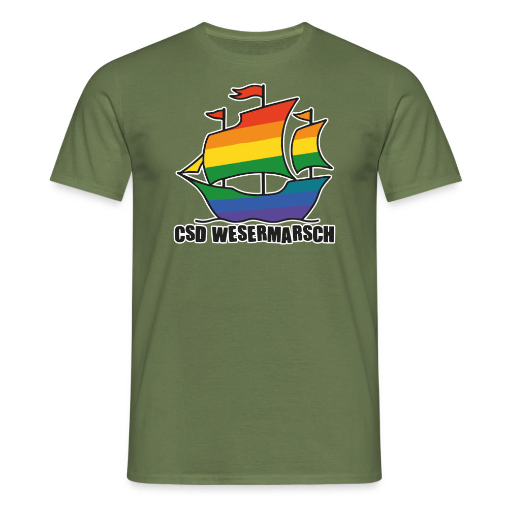 CSD Wesermarsch  T-Shirt - Militärgrün