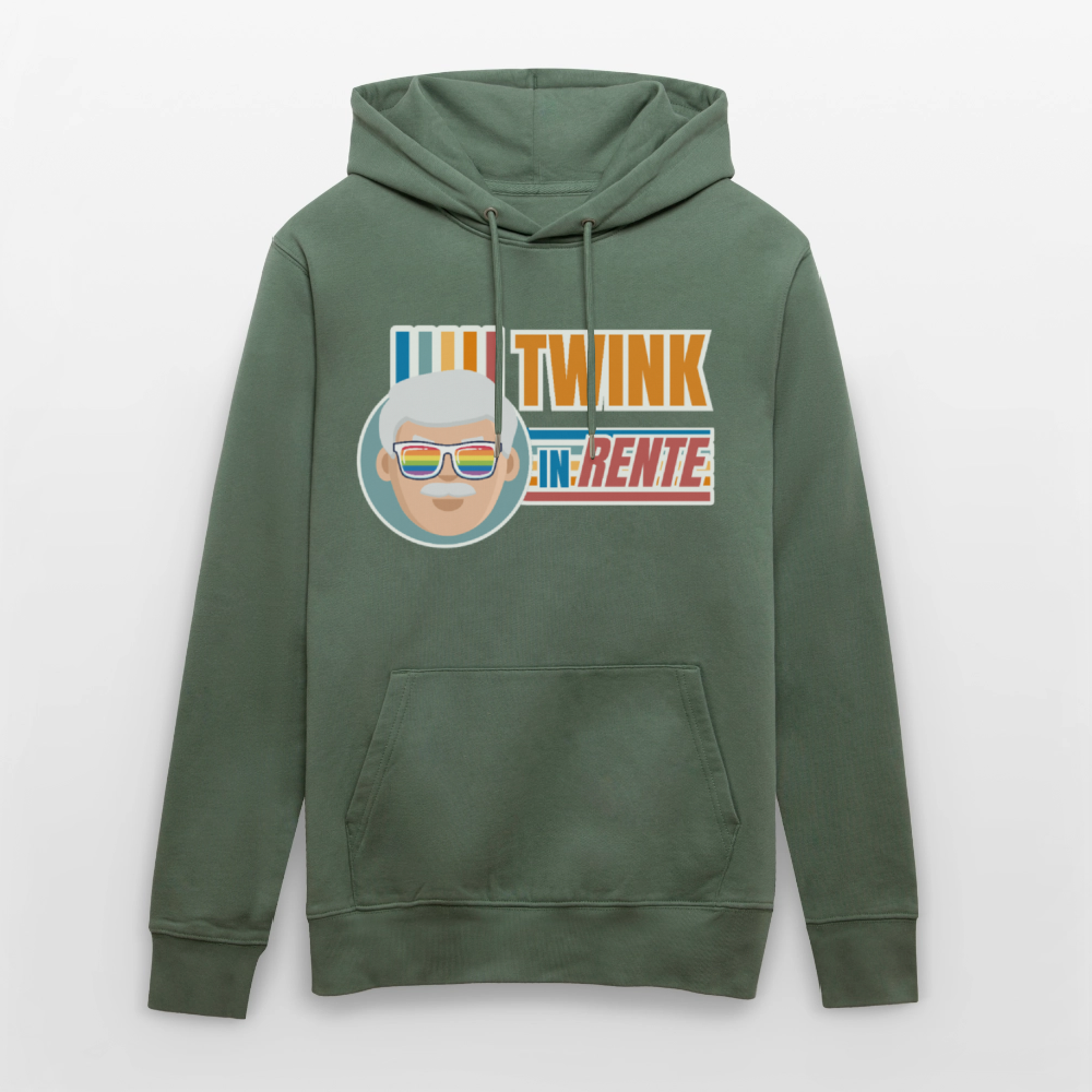 Twink in Rente! | Pride Bio-Hoodie Unisex - Tanngrün