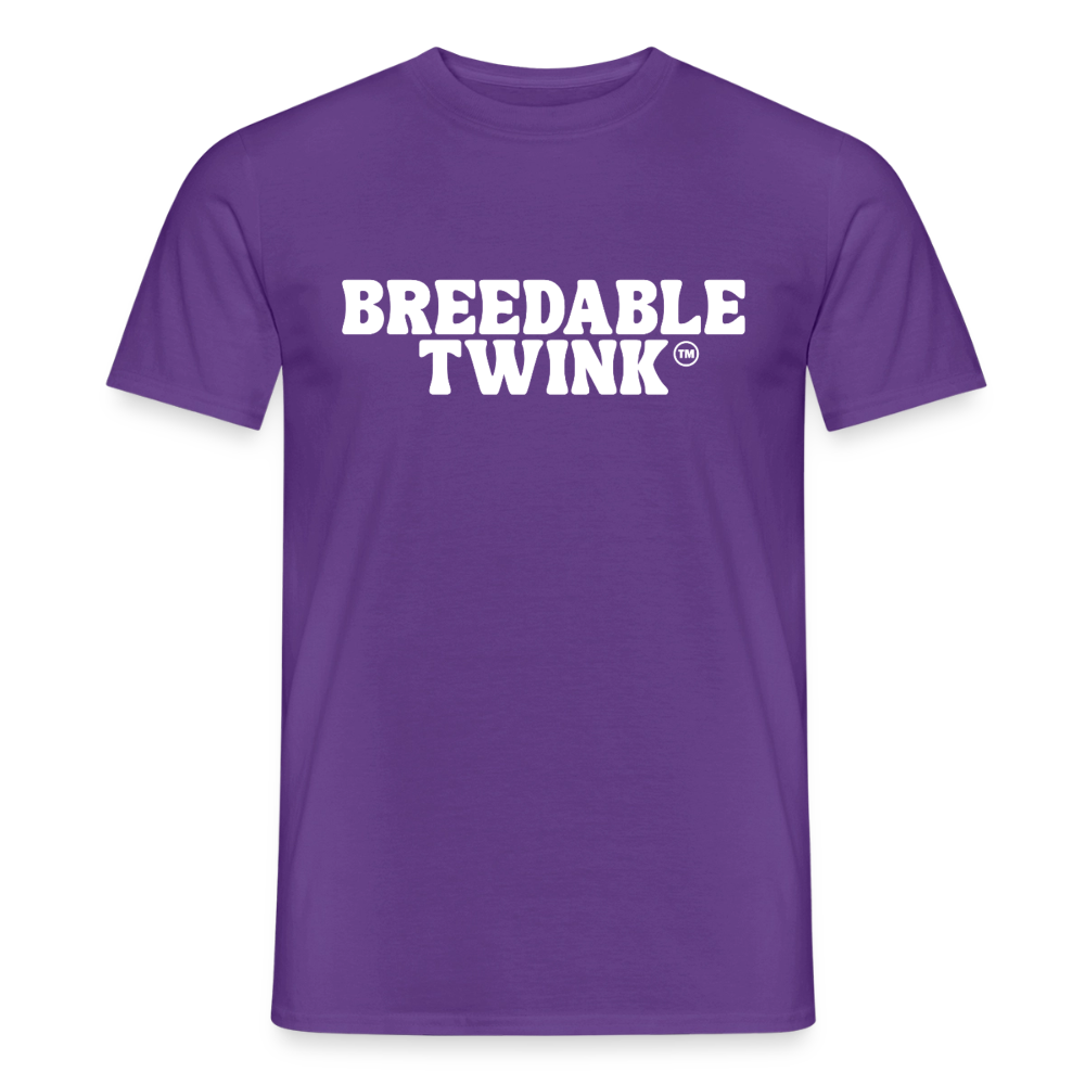 Breedable Twink™ | Kink Fetish Pride T-Shirt - Lila