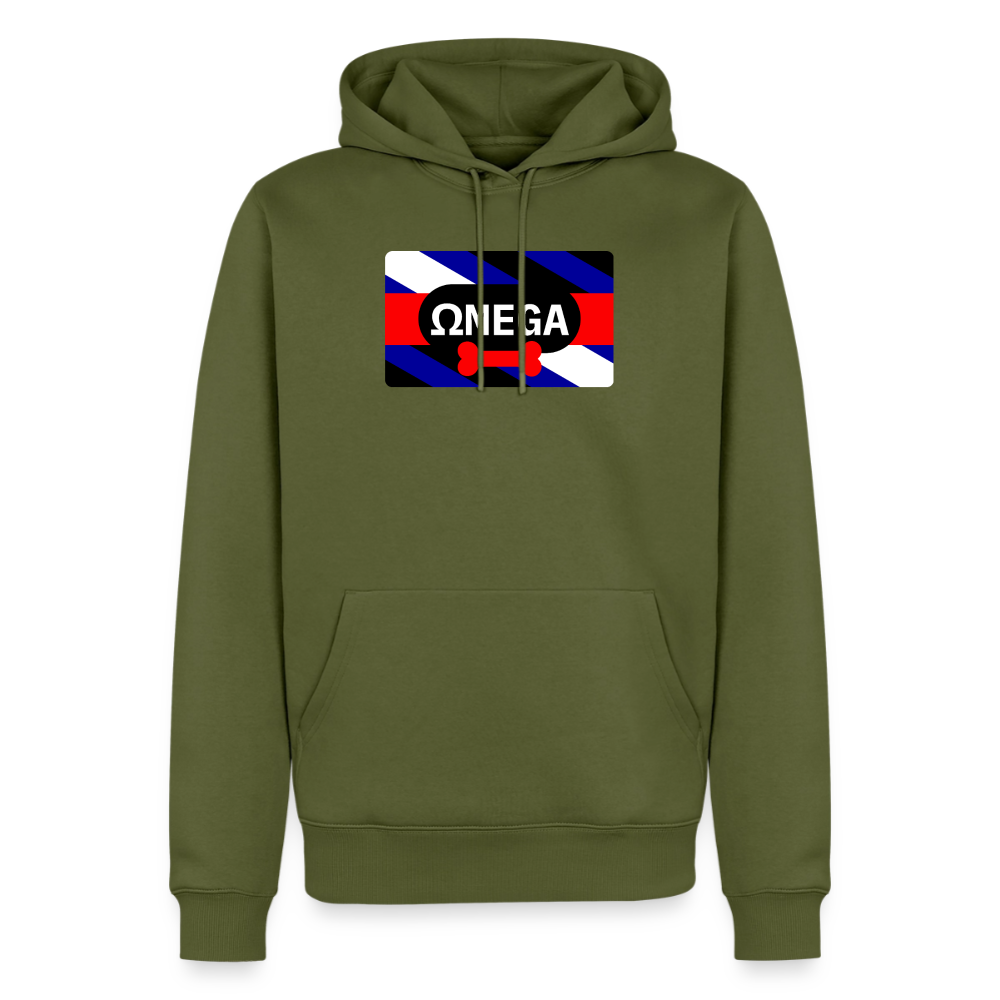 OMEGA Puppy Flag | Puppy Kink Pride Bio-Hoodie Unisex - Khaki