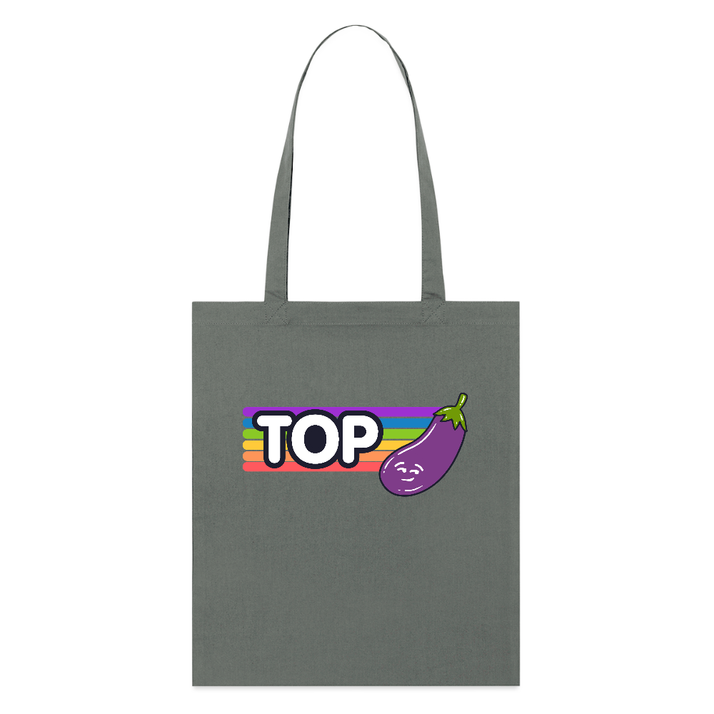 Top Gay | Pride Bio-Stoffbeutel - Anthrazit