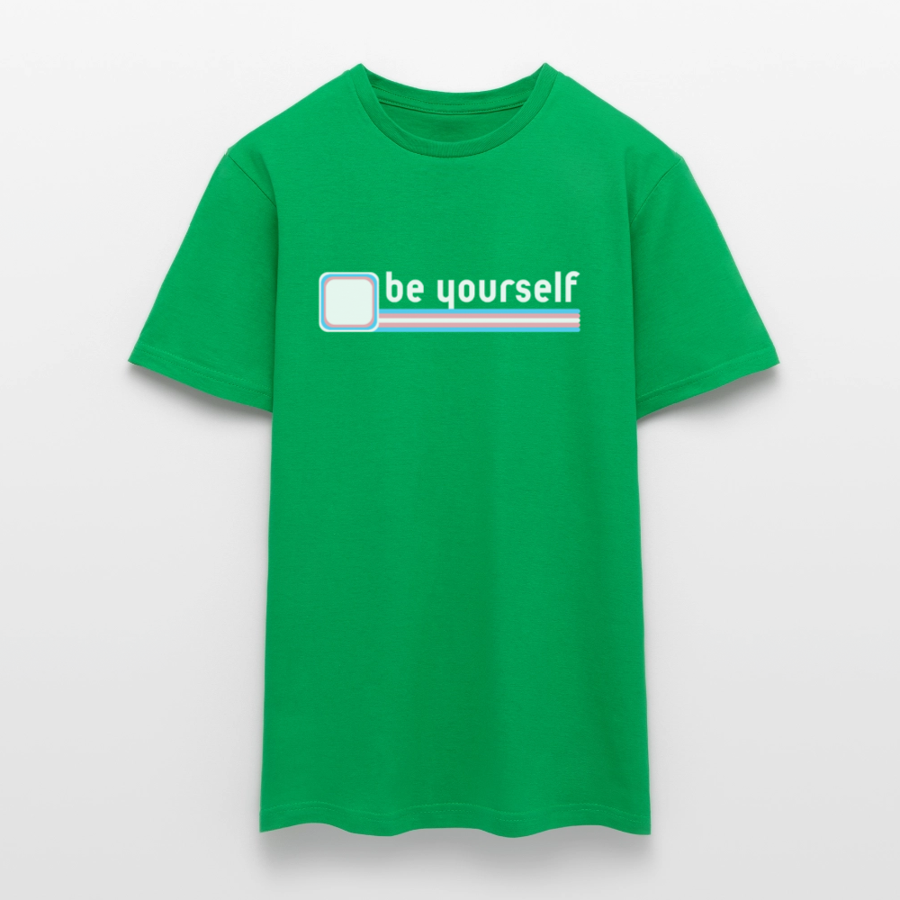 "be yourself" | Trans Pride T-Shirt - Kelly Green