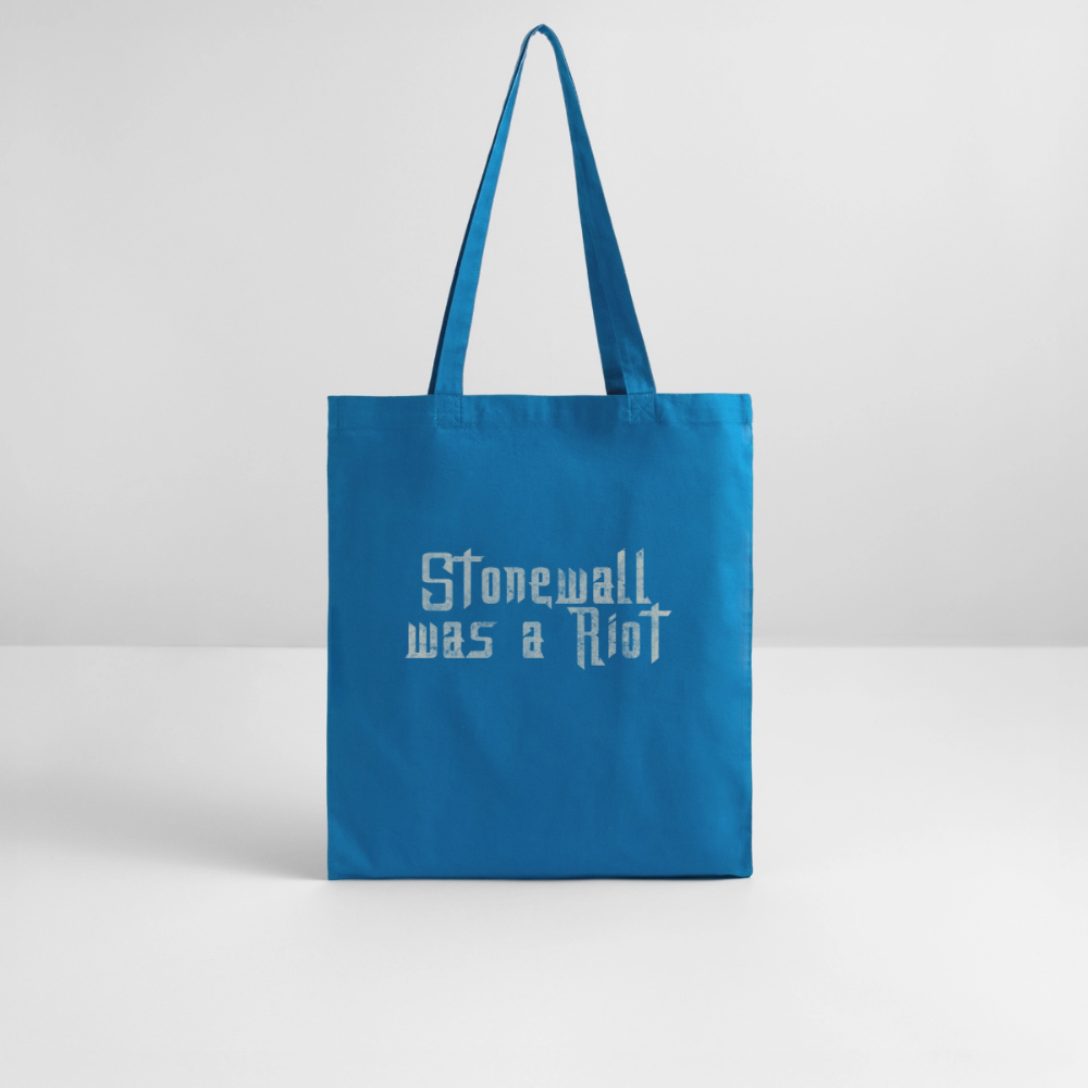 Stonewall was a Riot | Pride Bio-Stoffbeutel - Königsblau