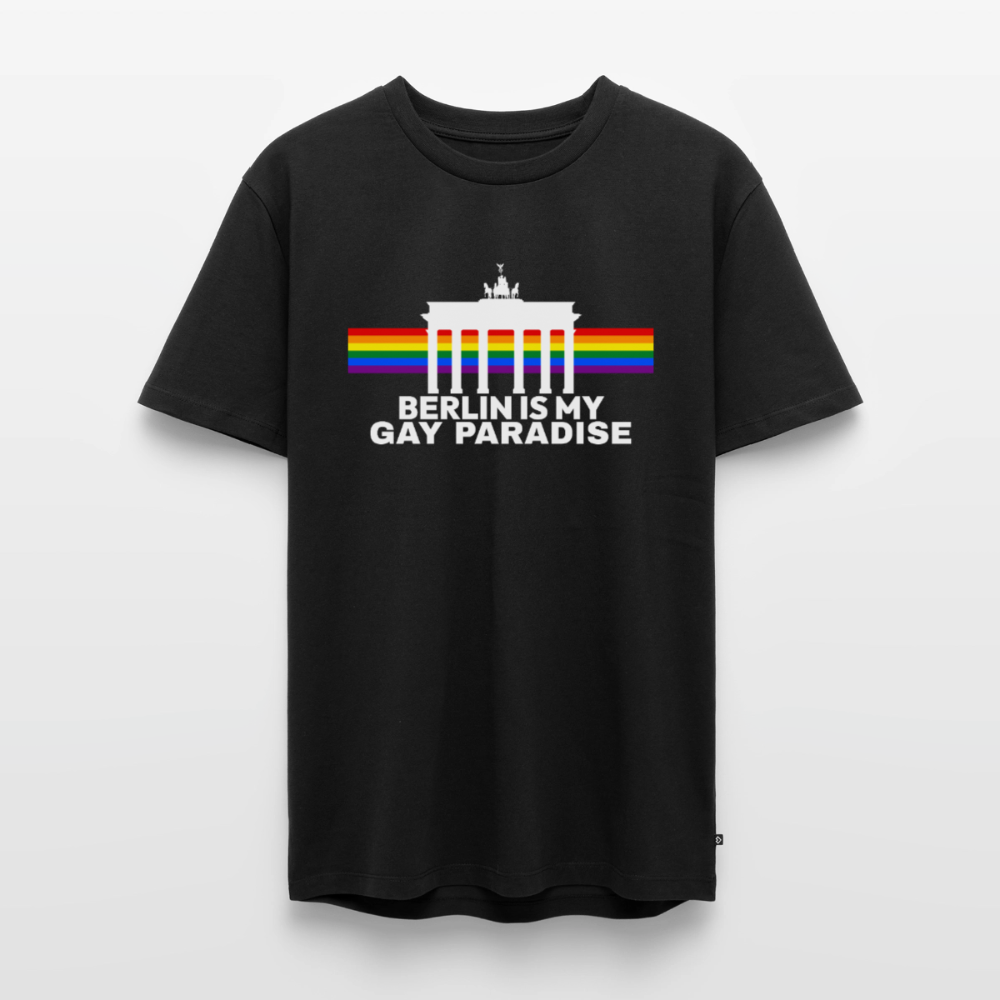 BERLIN IS MY GAY PARADISE Premium Pride T-Shirt - Schwarz