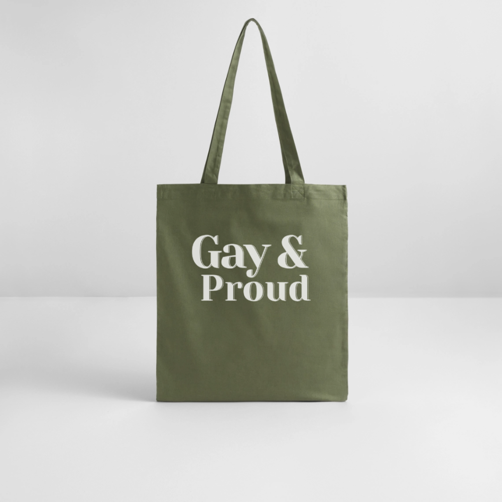 Gay & Proud | Pride Bio-Stoffbeutel [SIMPLE] - Khaki