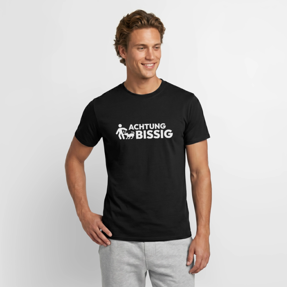 Achtung Bissig T-Shirt | Puppy Play Statement - Schwarz