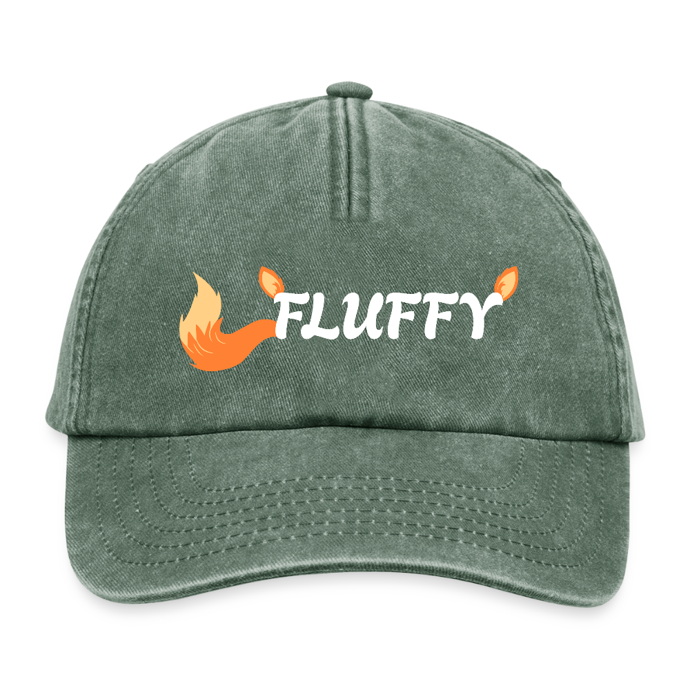 FLUFFY | Furry Pride Vintage Cap - Vintage Flaschengrün 