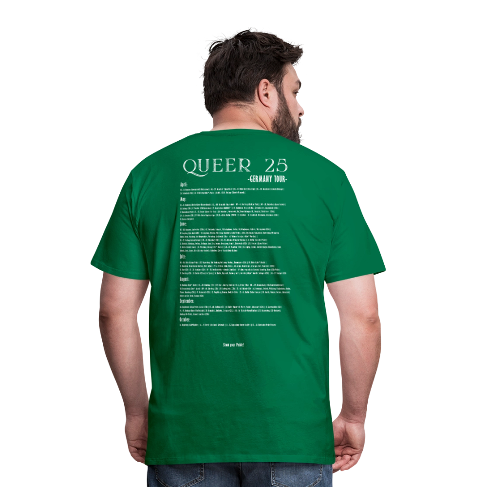 Pride T-Shirt QUEER | Germany Tour 2025 - Kelly Green
