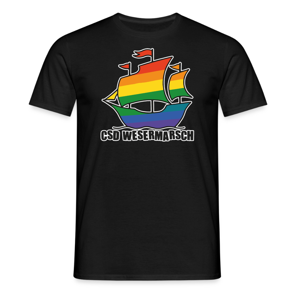 CSD Wesermarsch  T-Shirt - Schwarz
