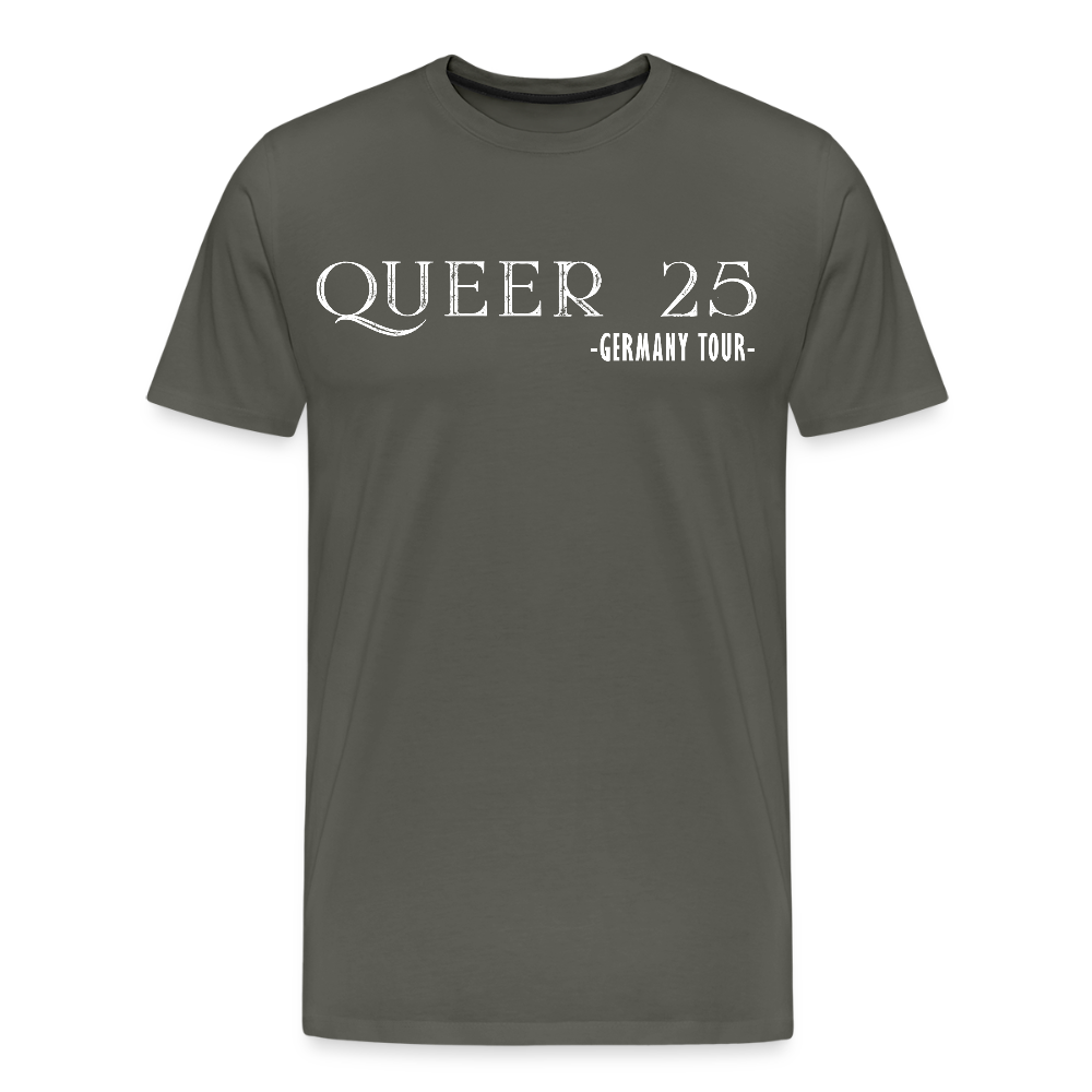 QUEER 2025 Germany CSD Tour Premium T-Shirt - Asphalt