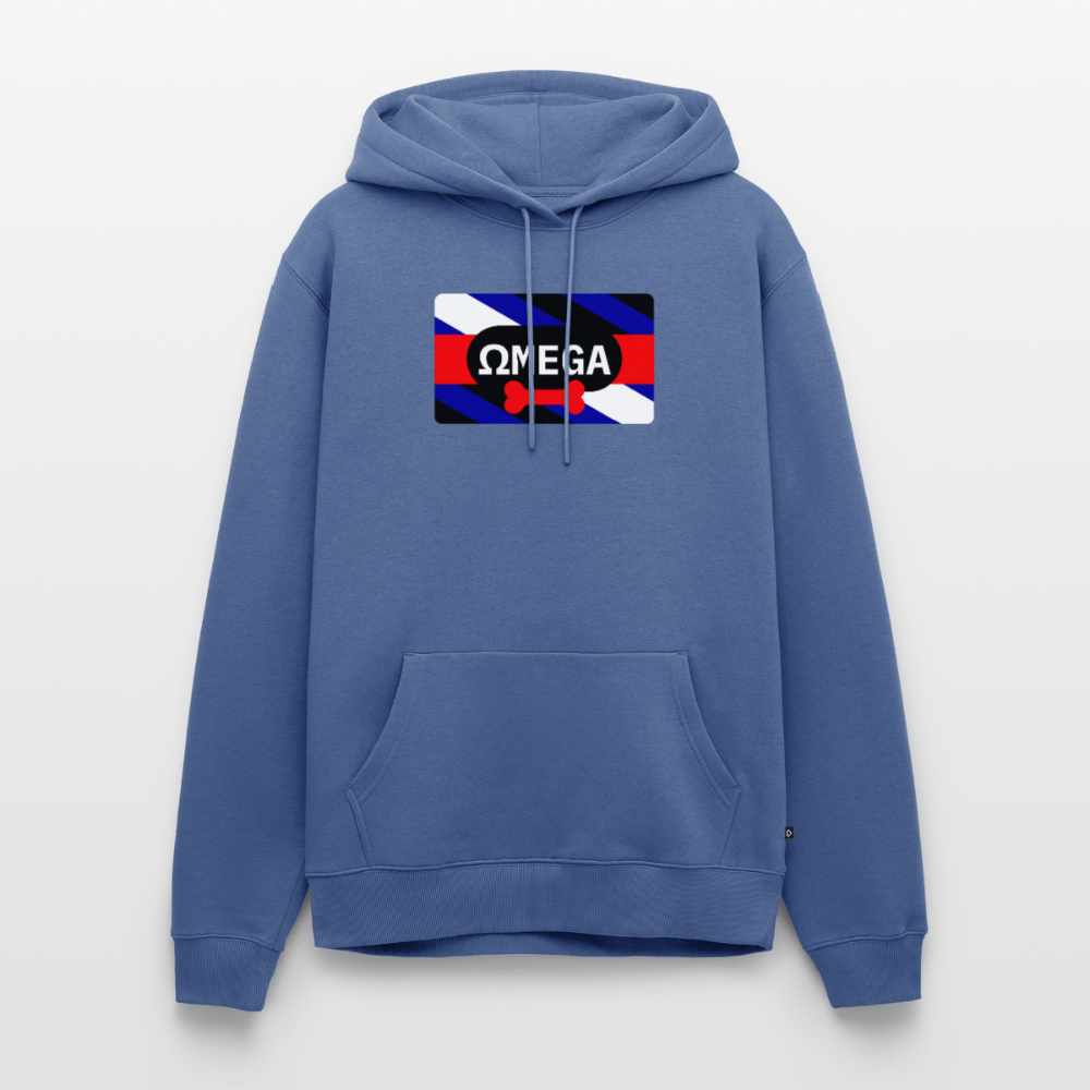 OMEGA Puppy Flag | Puppy Kink Pride Bio-Hoodie Unisex - Taubenblau
