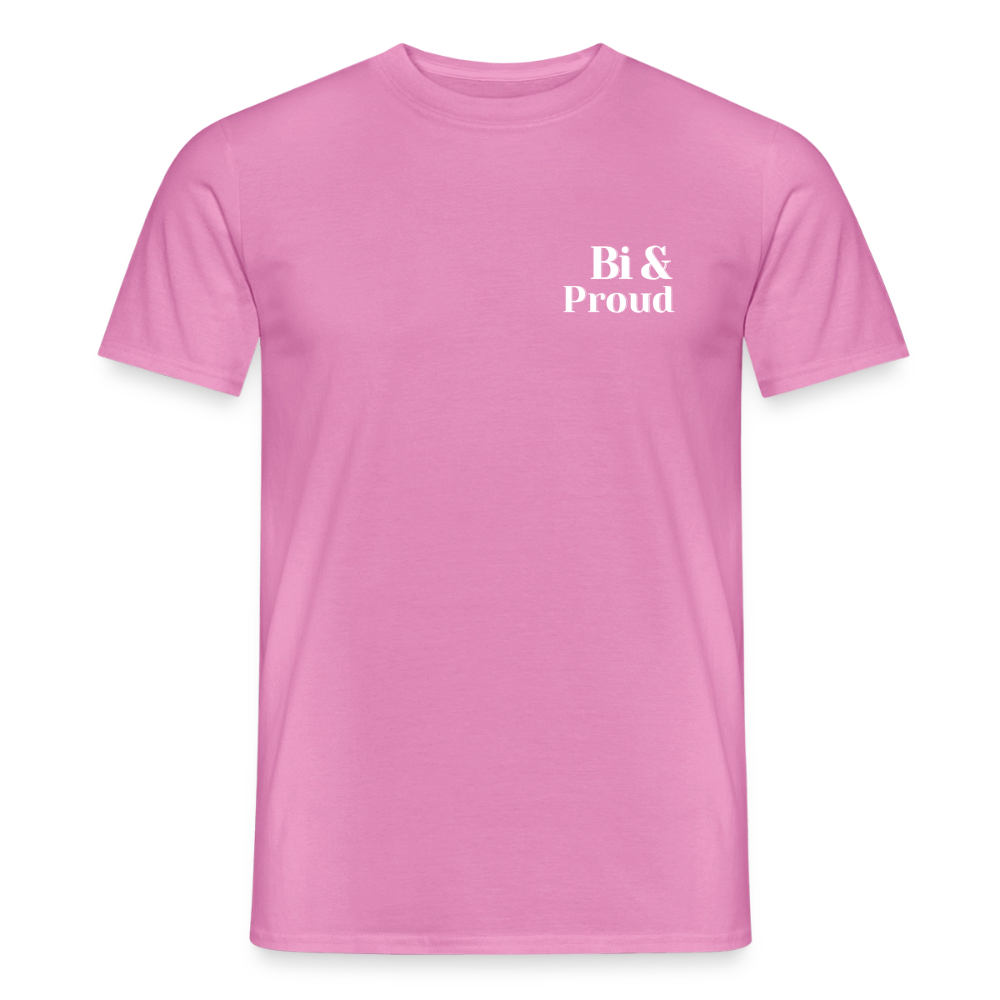 Bi & Proud | Regenbogenherz Pride T-Shirt - Pink