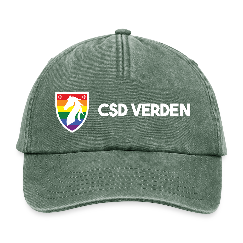 CSD Verden | Pride Vintage Cap - Vintage Flaschengrün 