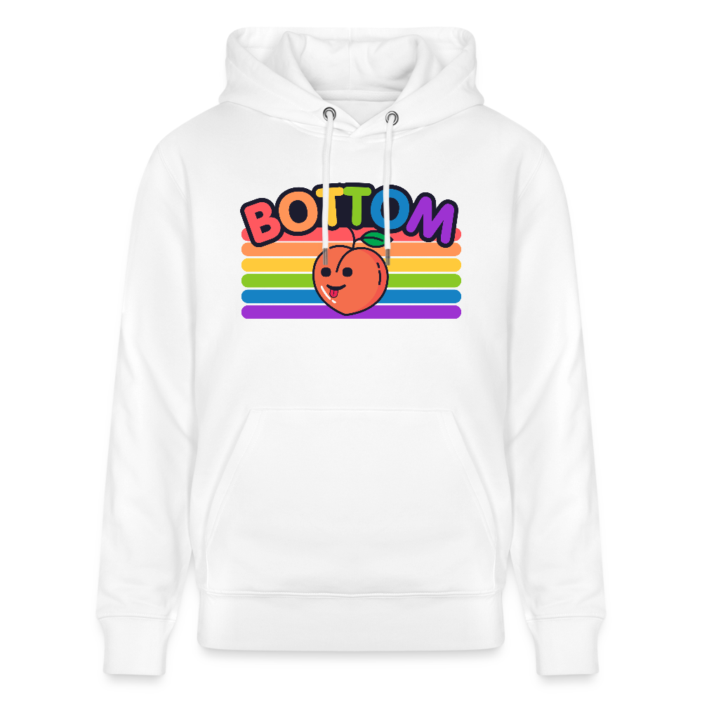 Bottom Gay | Pride Bio-Hoodie Unisex - Weiß