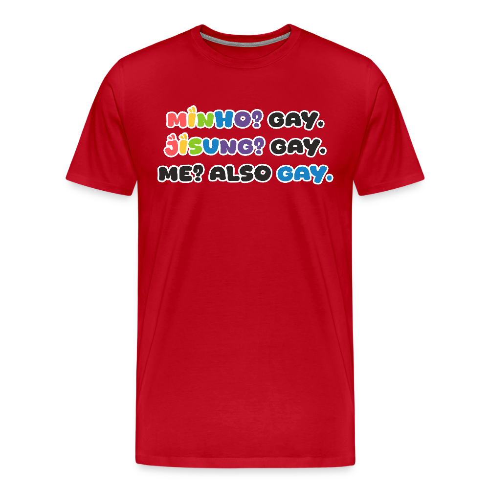 Minsung - Minho & Jisung -  Pride T-Shirt - Rot