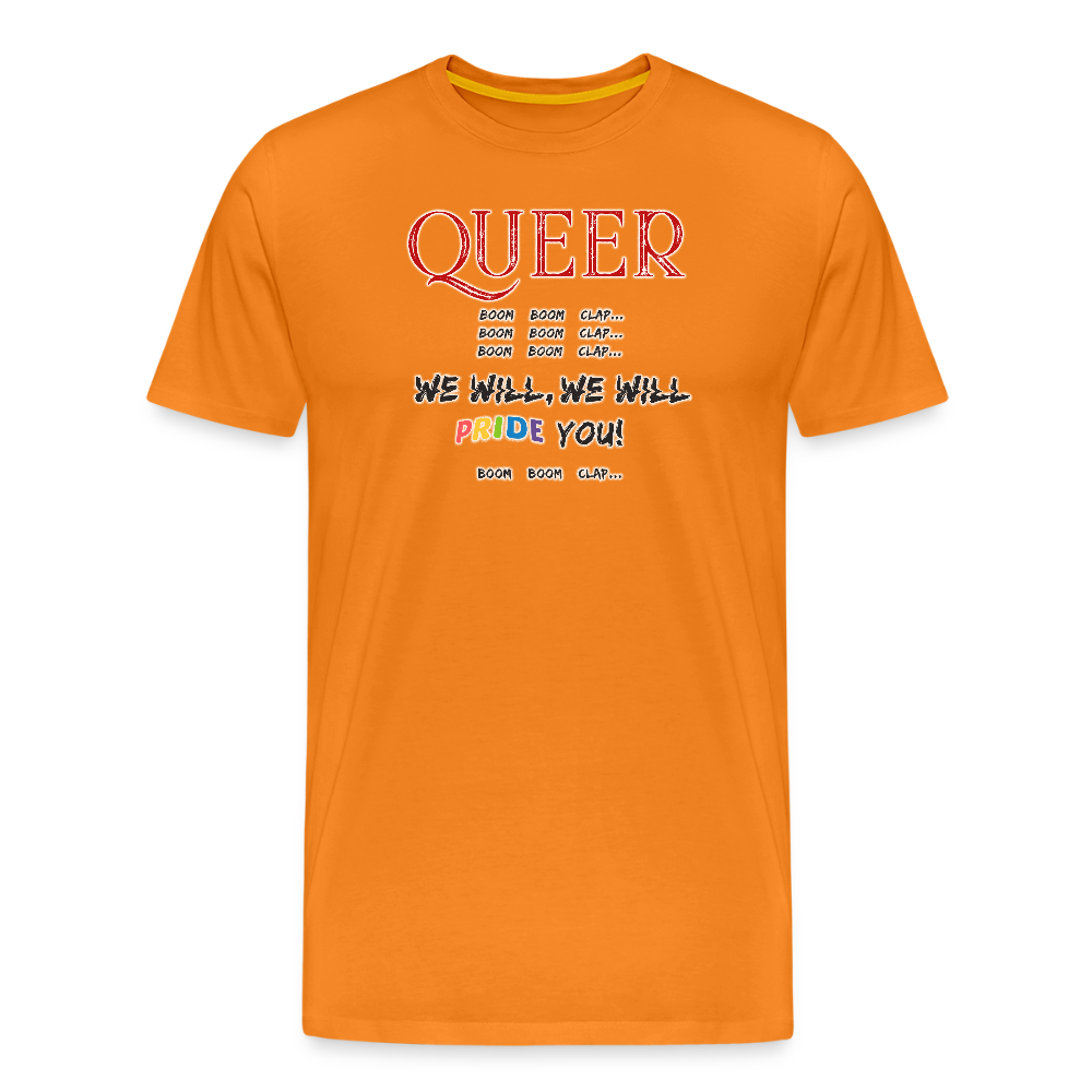 Pride T-Shirt QUEER | Germany Tour 2025 - Orange